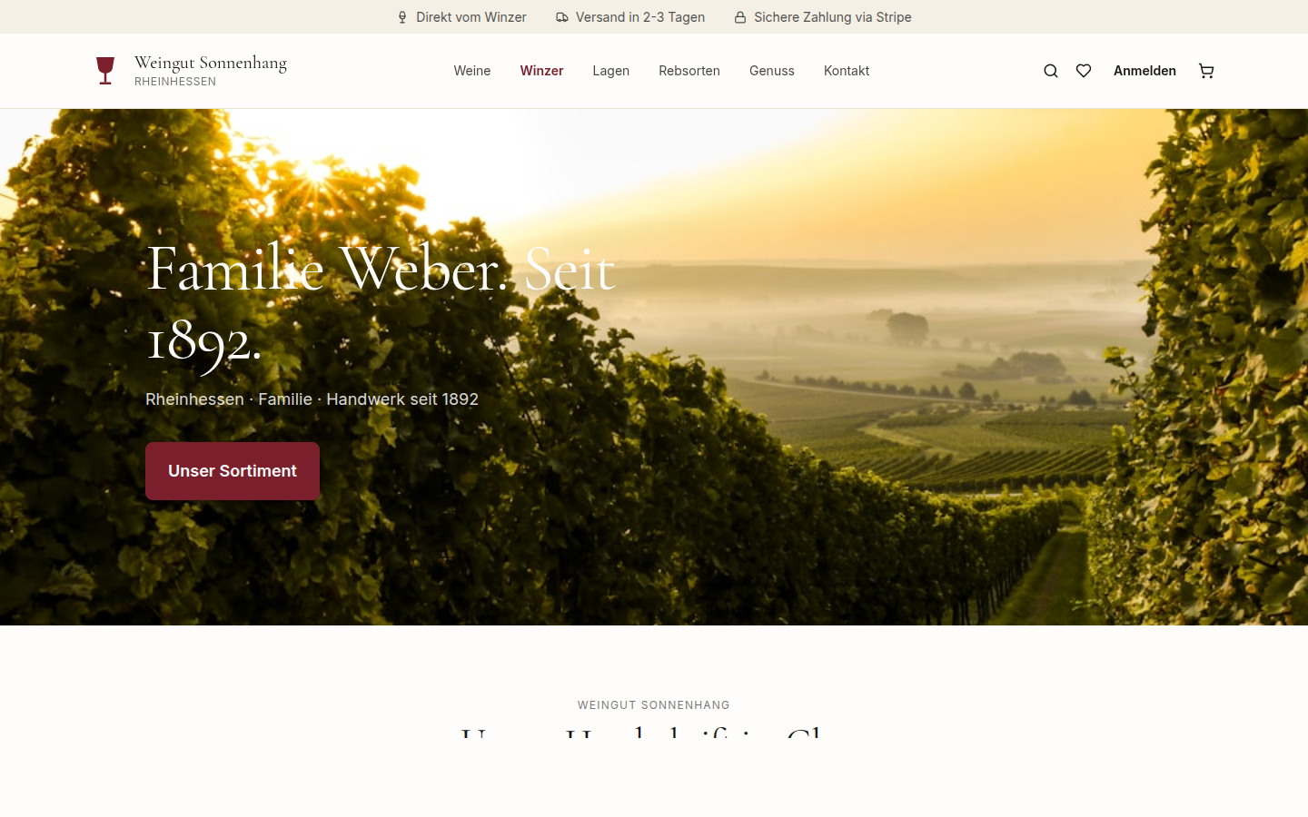 Winzer-Portrait & Storytelling